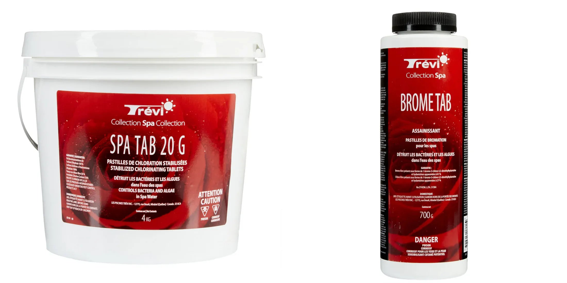 Les différences entre le brome et le chlore