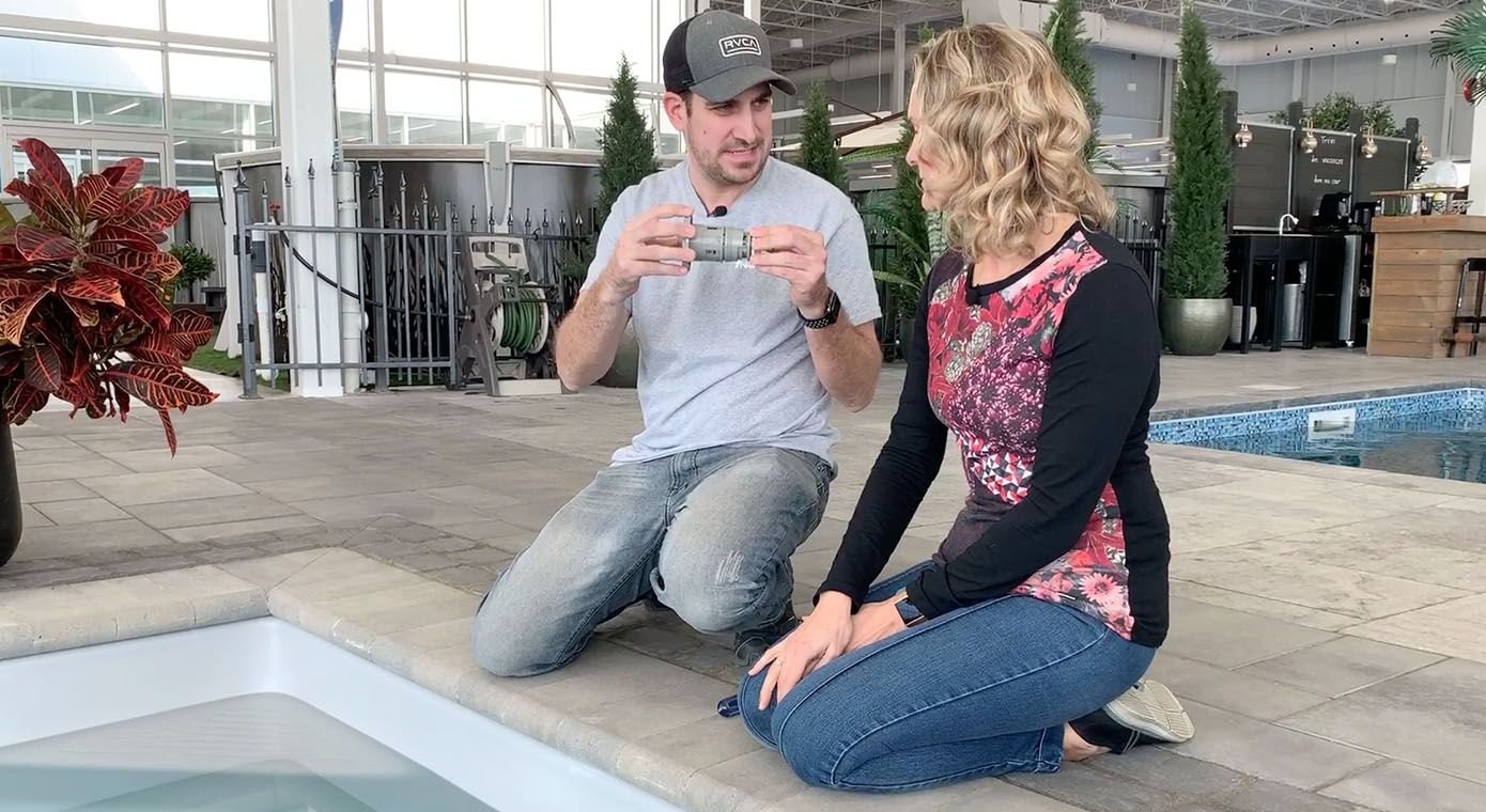 Mauvais fonctionnement des jets d'une marche de piscine creusée