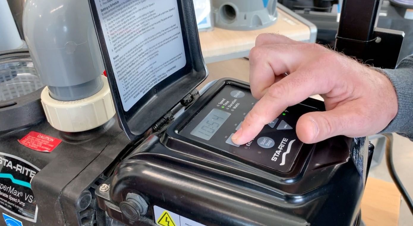 Comment programmer les pompes Pentair et Sta-Rite SuperMax VS