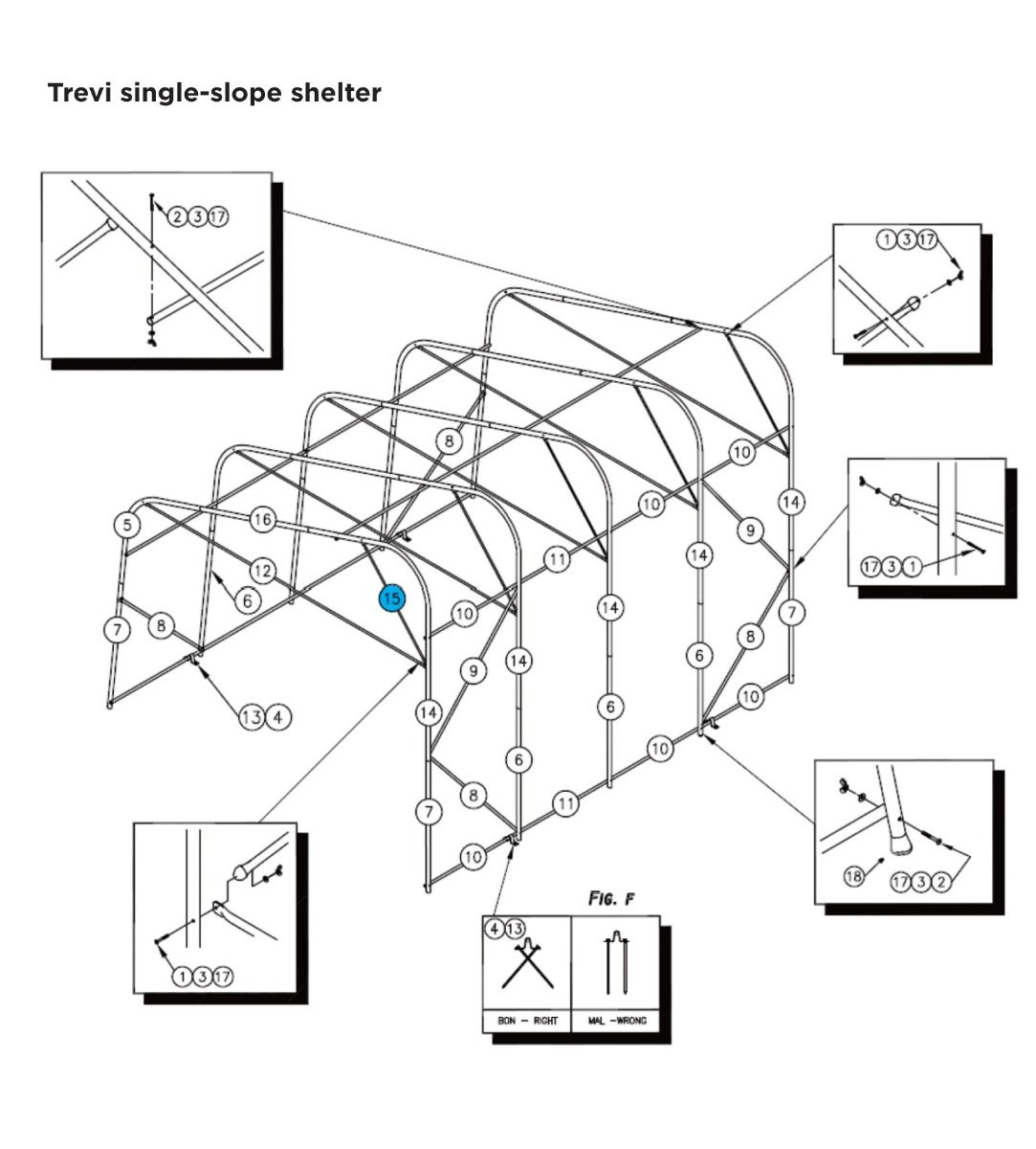 #15 Diagonale 38 3/4''