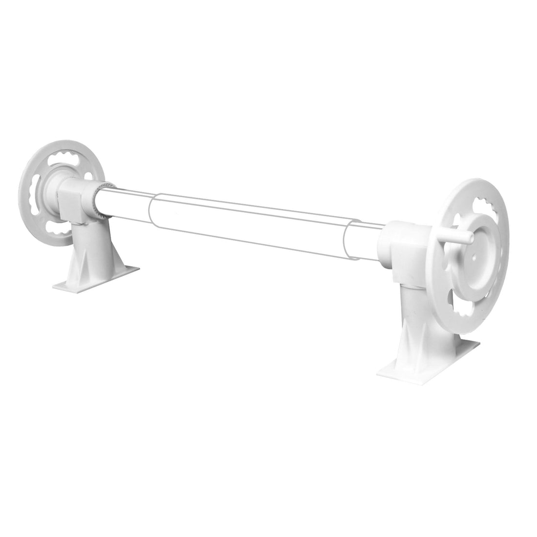 Above ground base for solar roller