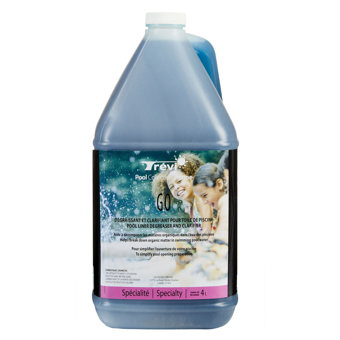 Degreaser and clarifier for swimming pools - Trévi Go