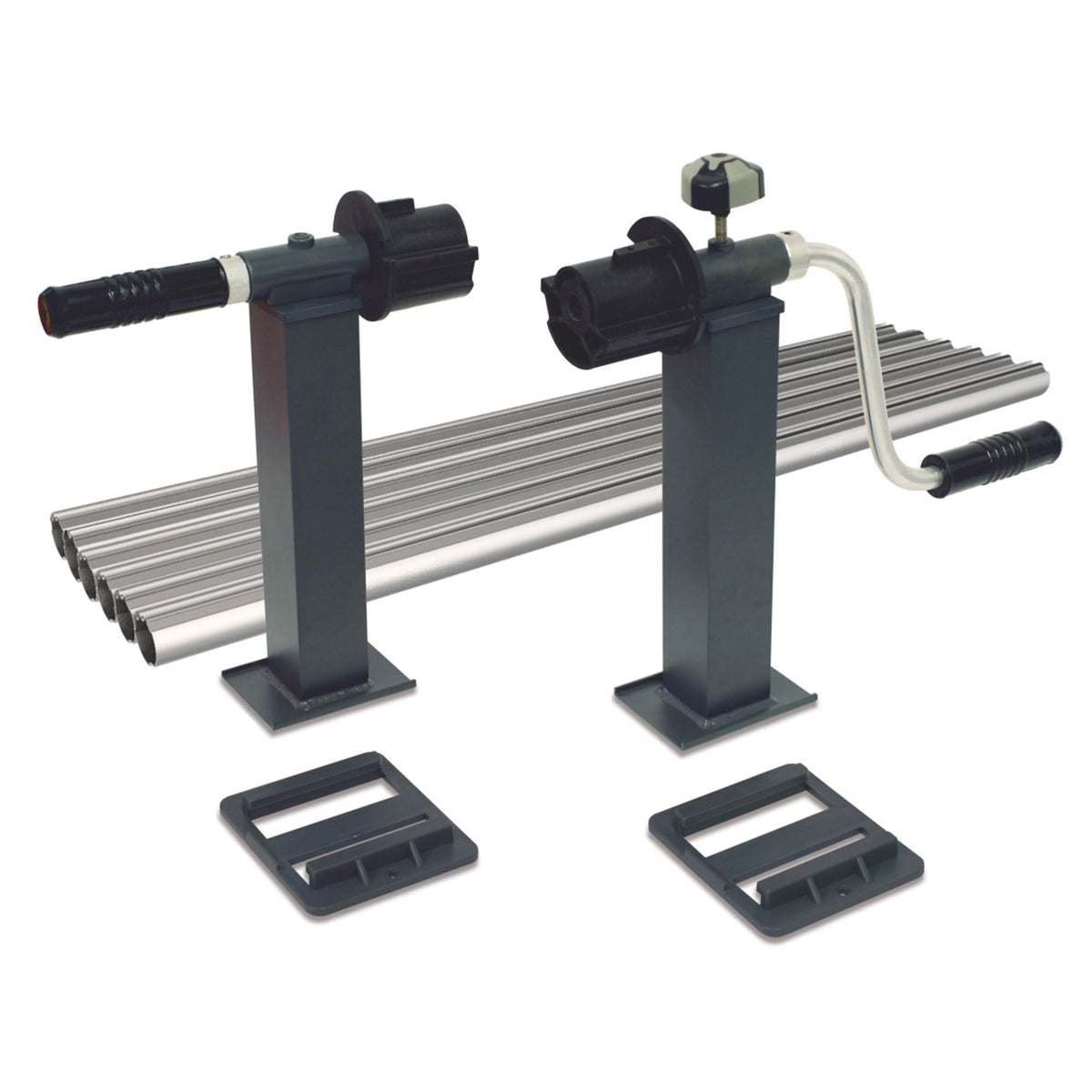 Enrouleur Couverture Piscine Solaire Robuste – Bobine PVC Oxford Pour Piscine Hors Sol, Anti-Vent & Protection Durable