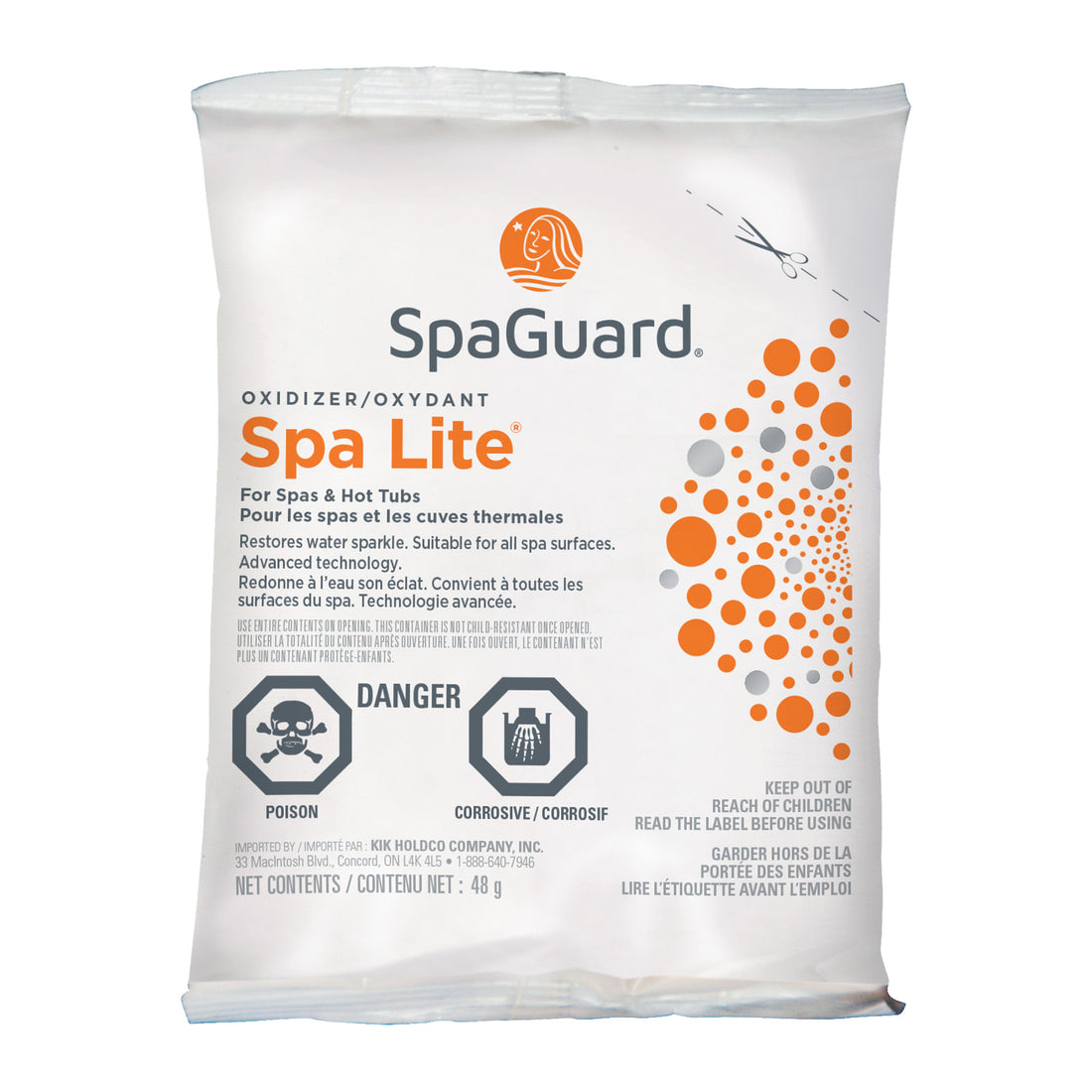 Traitement de choc et clarifiant pour spa - Spa Lite 6 x 48 g - Bioguard