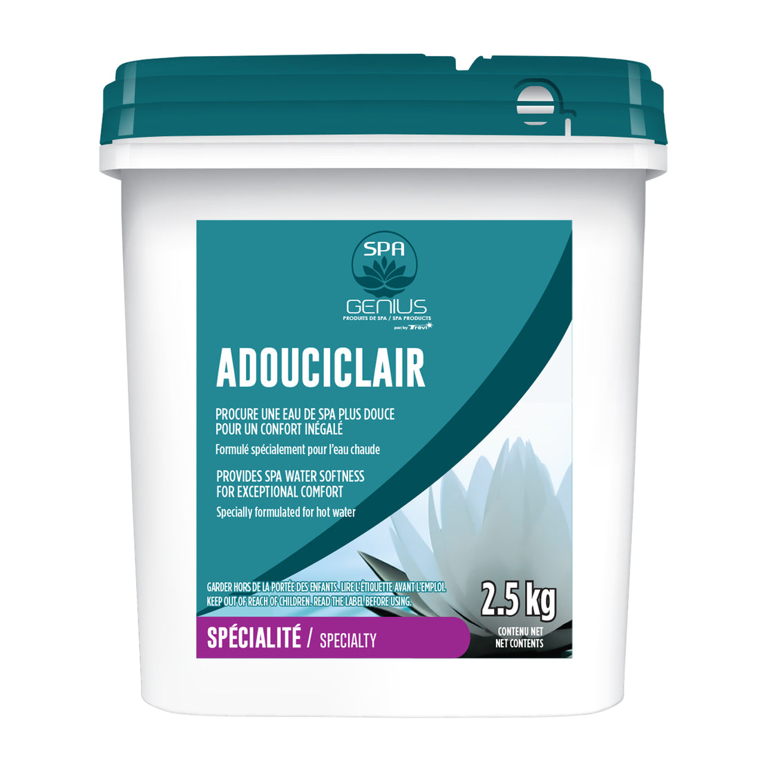 Adoucissant pour spa - Adouciclair 2.5 kg