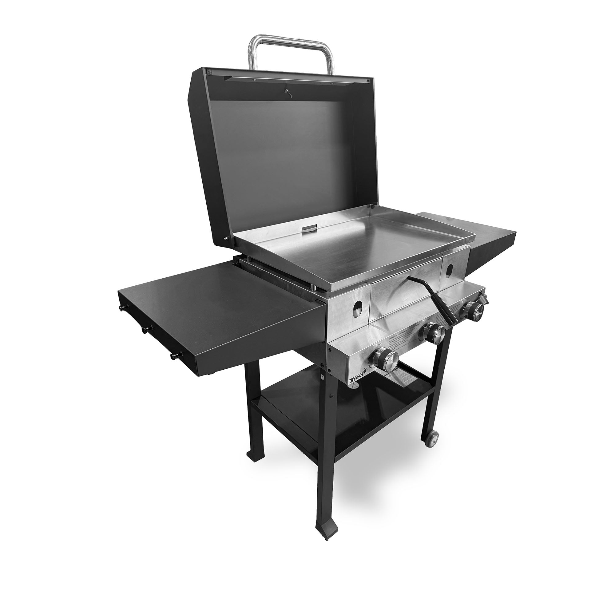 MONIX Solid+ | Plancha Rainurée 40 cm en Fonte d'Aluminium avec Antiadhésif Innovations sans PFOA, Compatibles Toutes Sources de Chaleur
