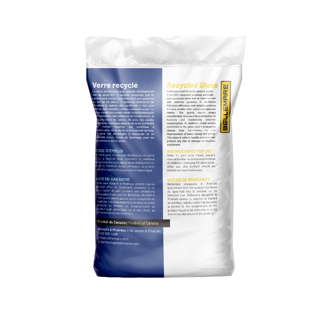 42LBS Filter Glass Bag