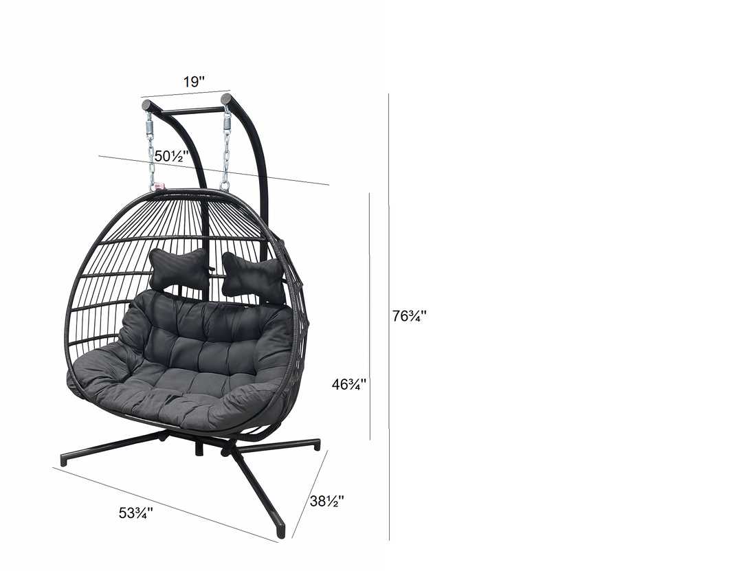 Chaise suspendu 2 places kado