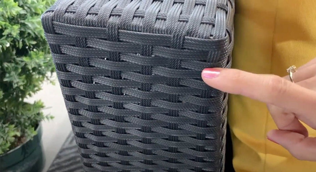 Quels sont les avantages du rotin utilisé pour la fabrication des meubles de jardin Trévi