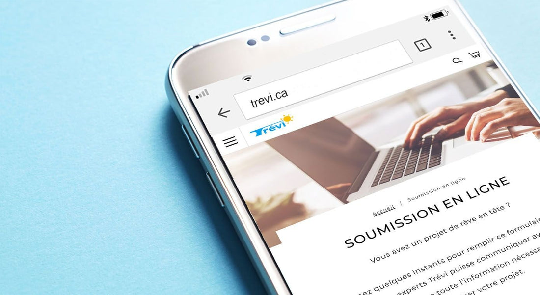 Faire une demande de soumission en ligne pour votre achat de piscine ou de spa