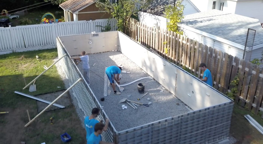 Comment se fait l'installation d'une piscine hors sol Futura