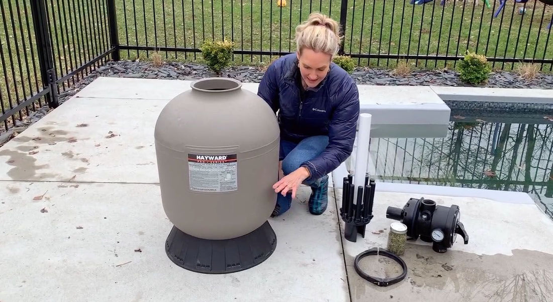 Comment changer le sable ou le verre de filtration dans un filtreur au sable