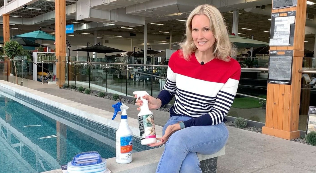 Meilleurs produits pour nettoyer les toiles, marches, accessoires de piscine et meubles de jardin