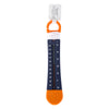 Thermometer with hanging system and integrated cord