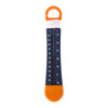 Thermometer with hanging system and integrated cord