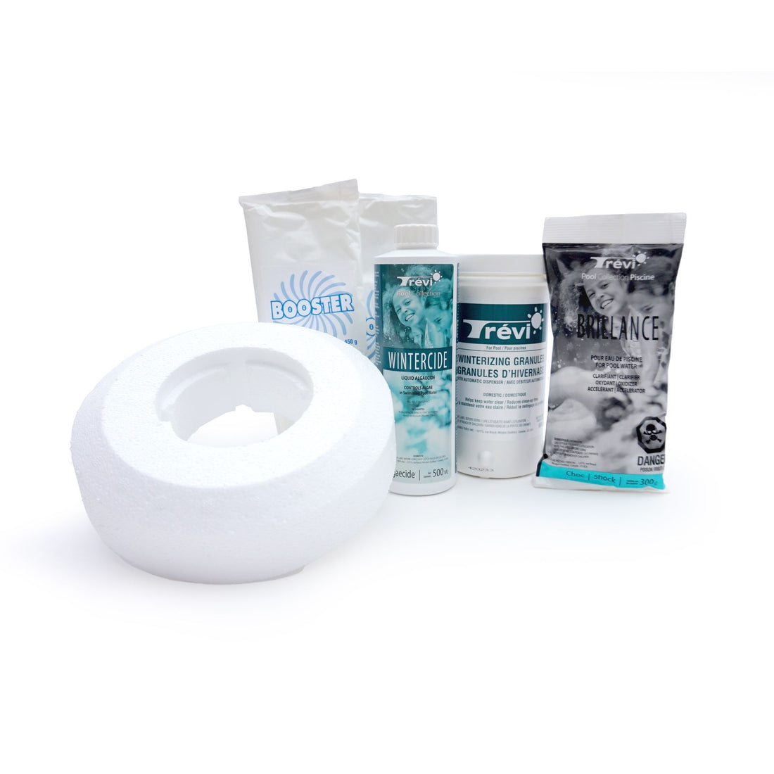 Trousse de fermeture pour piscine au chlore