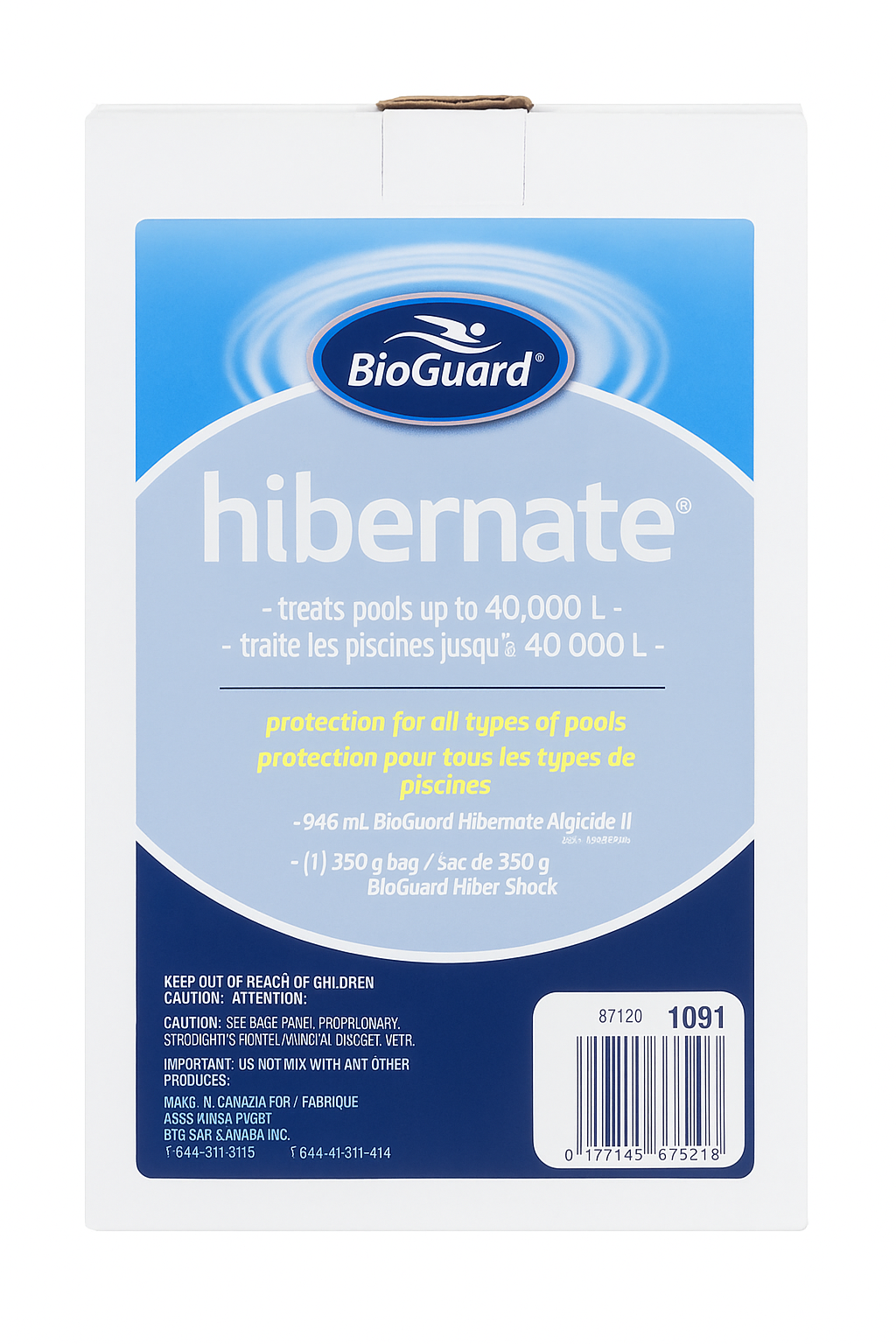 Trousse de fermeture de piscine - Hivernation