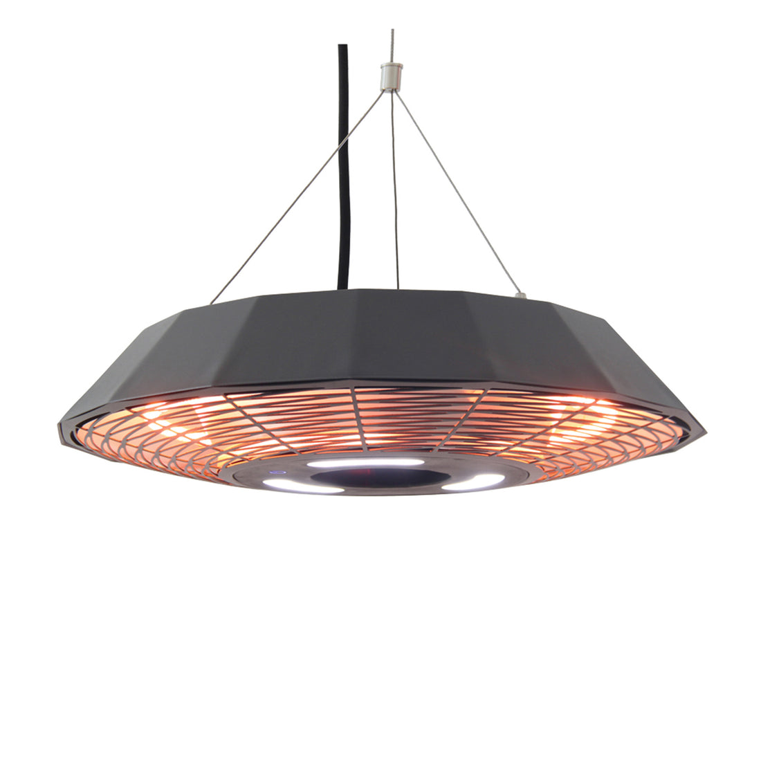 Chauffe-terrasse suspendu infrarouge