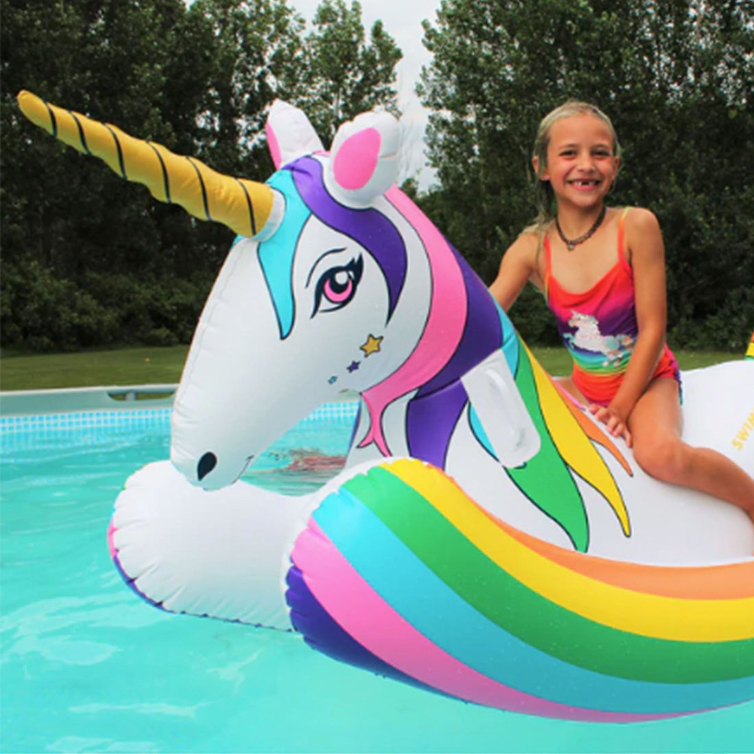 Fauteuil à bascule licorne