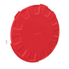 Winterizing Cap for Inground Pool Light – Argon Model (Red)