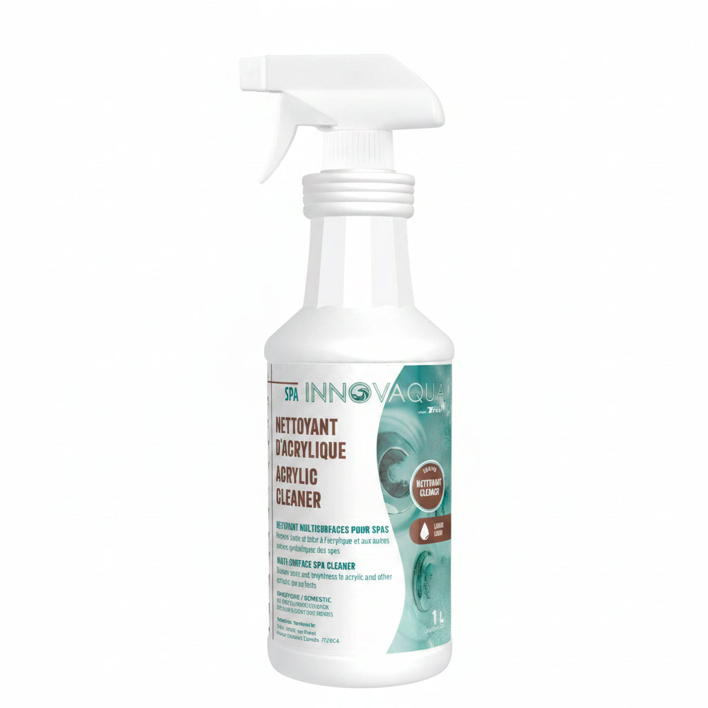 Acrylic cleaner for spa