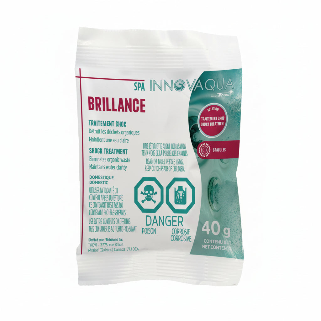 Traitement de choc et clarifiant pour spa - Brillance spa