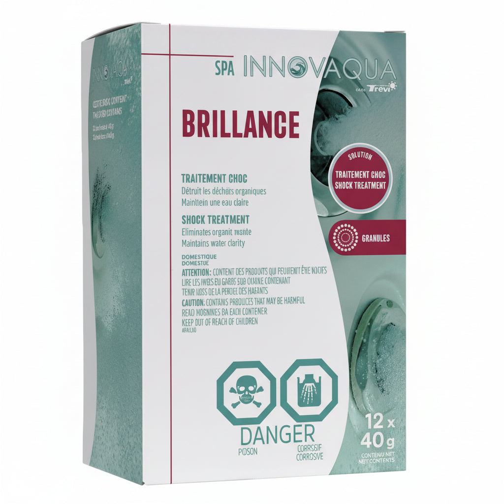 Traitement de choc et clarifiant pour spa - Brillance spa