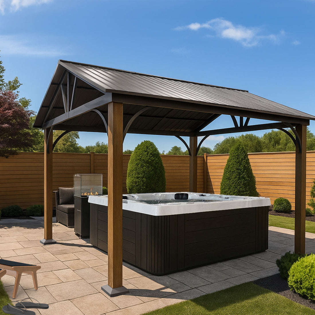 10′ x 12′ Innovaqua Pavilion With Two Roof Slopes