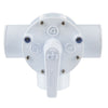 Diverter Valve 3-Way, Olympic, 1-1/2" FPT, White - 40-AFT-100T