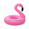Inflatable light-up pink flamingo ring for the pool - CT258