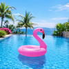 Inflatable light-up pink flamingo ring for the pool - CT258