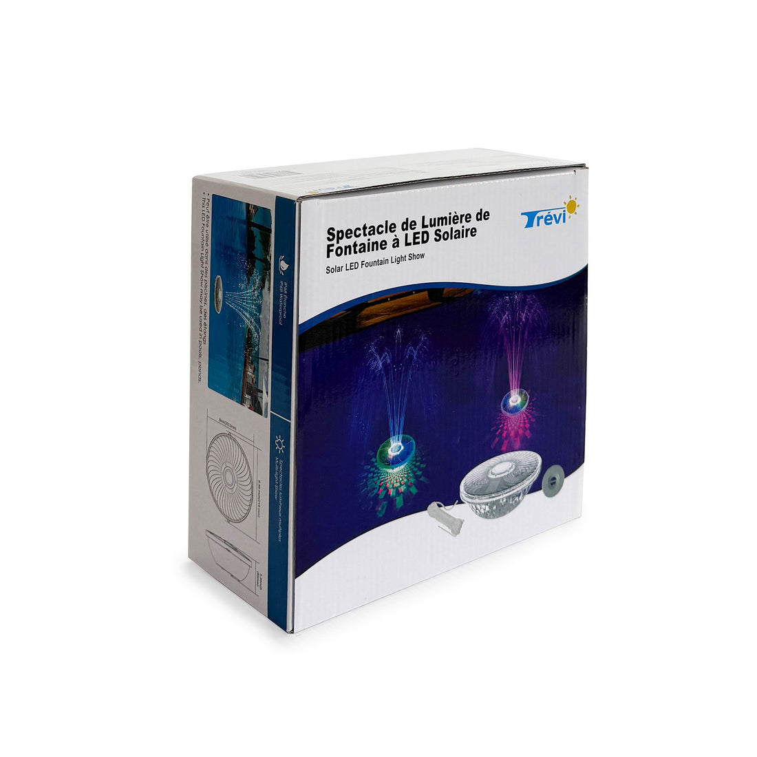 Solar-Powered Fountain Light Show