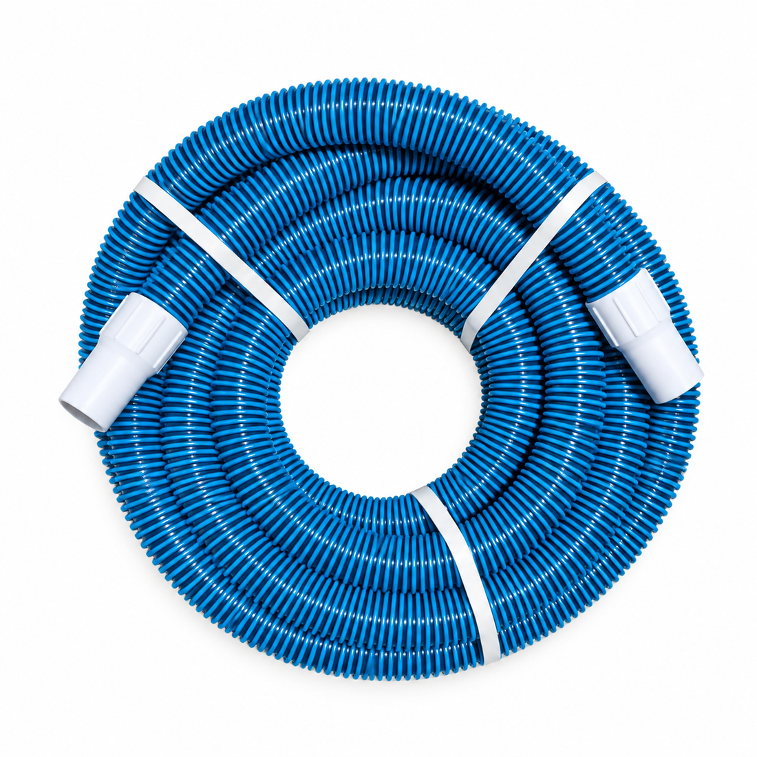 25 ft blue and white pool vacuum hose – HE-38-7.5 CX