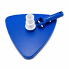 Tête de balayeuse triangulaire bleu et blanc pour piscine – PVH01BU PW