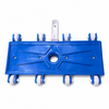 Tête de balayeuse sur roues 14" bleu et blanc pour piscine – PVH10BU PW