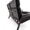 Santa Cruz black 2-seater loveseat with cushion - Store demo with imperfections