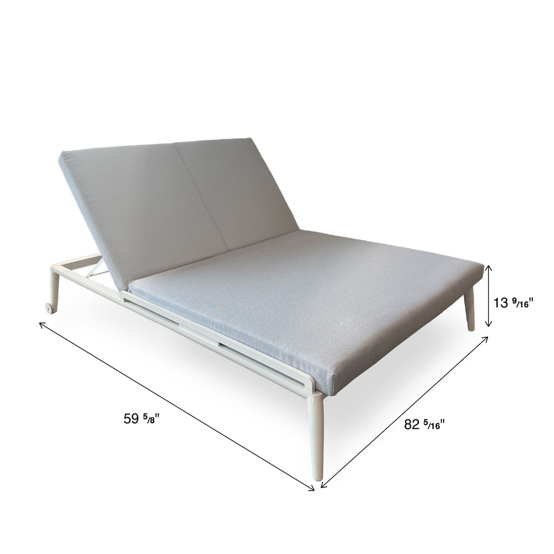 Chaise longue double Abella
