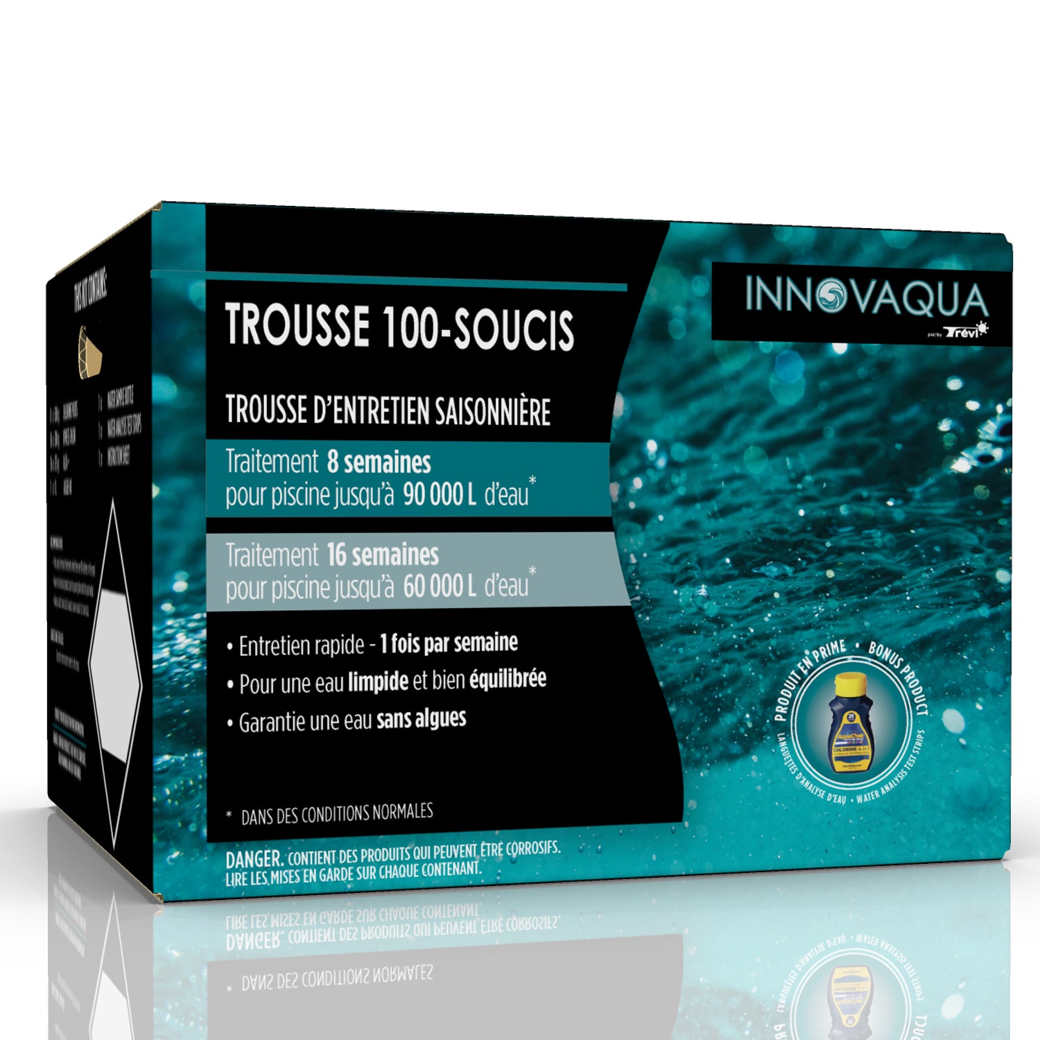 Trousse d'entretien 100-SOUCIS pour piscine