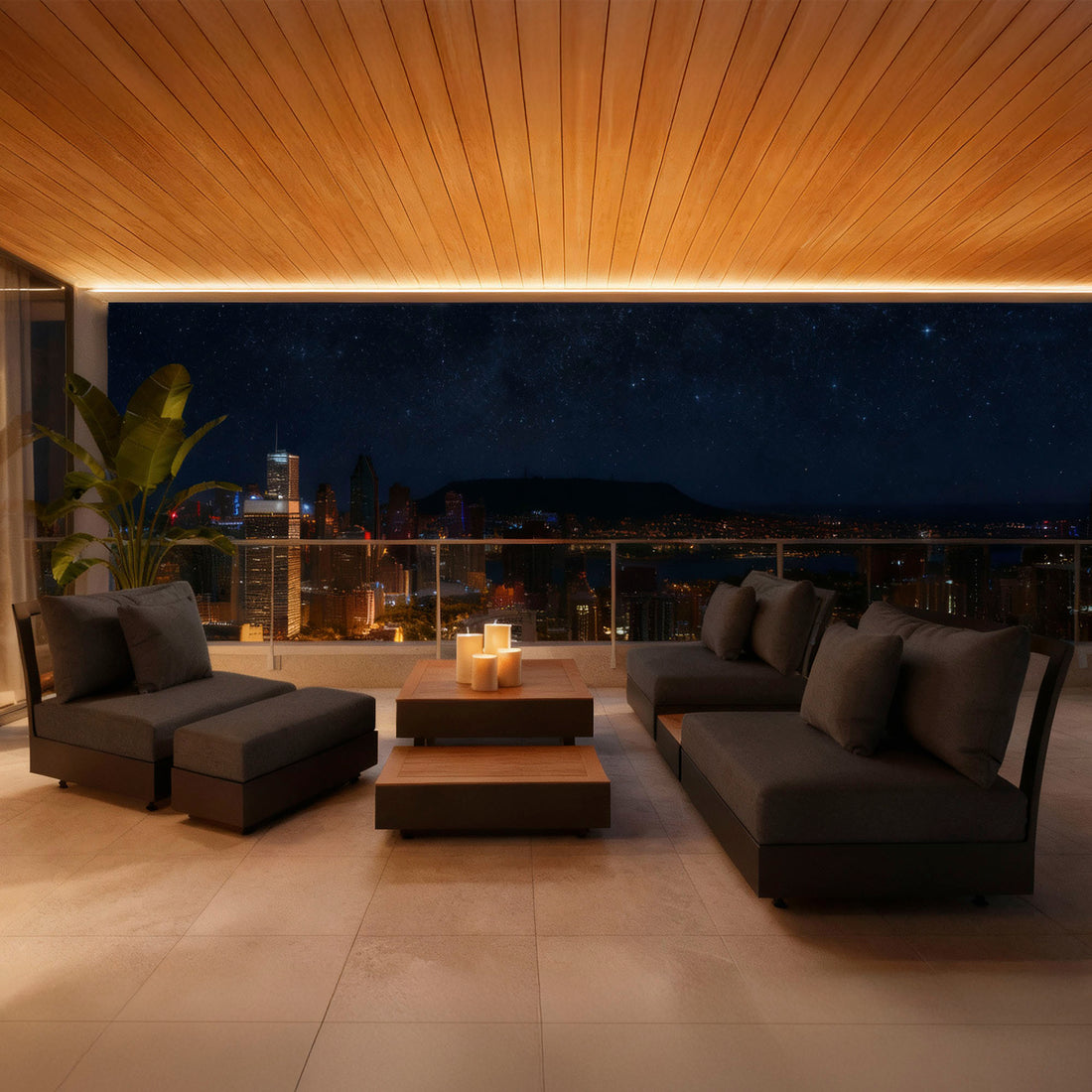 Ensemble salon inspiration condo - 3 places