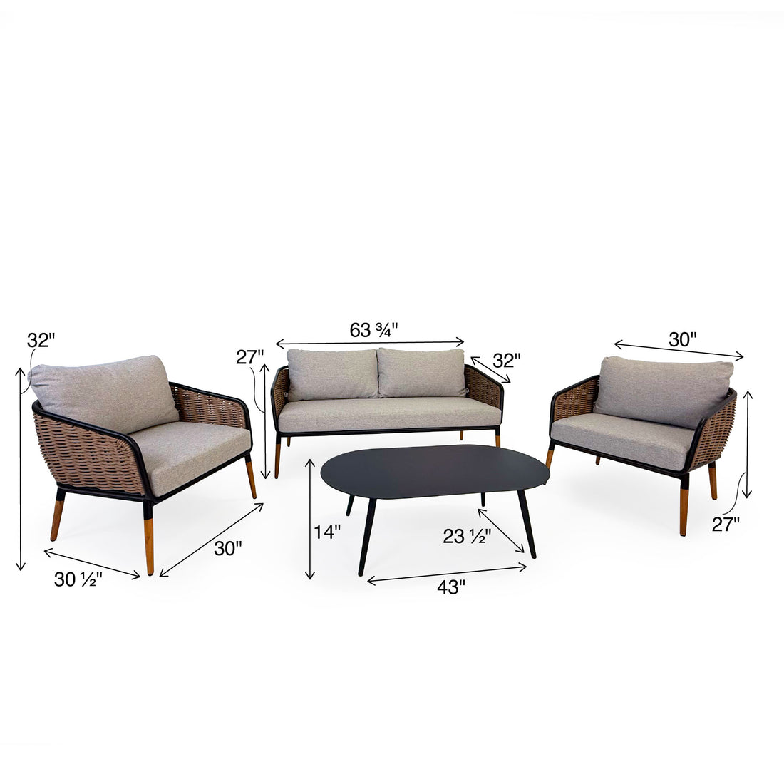 Ensemble salon Rococo