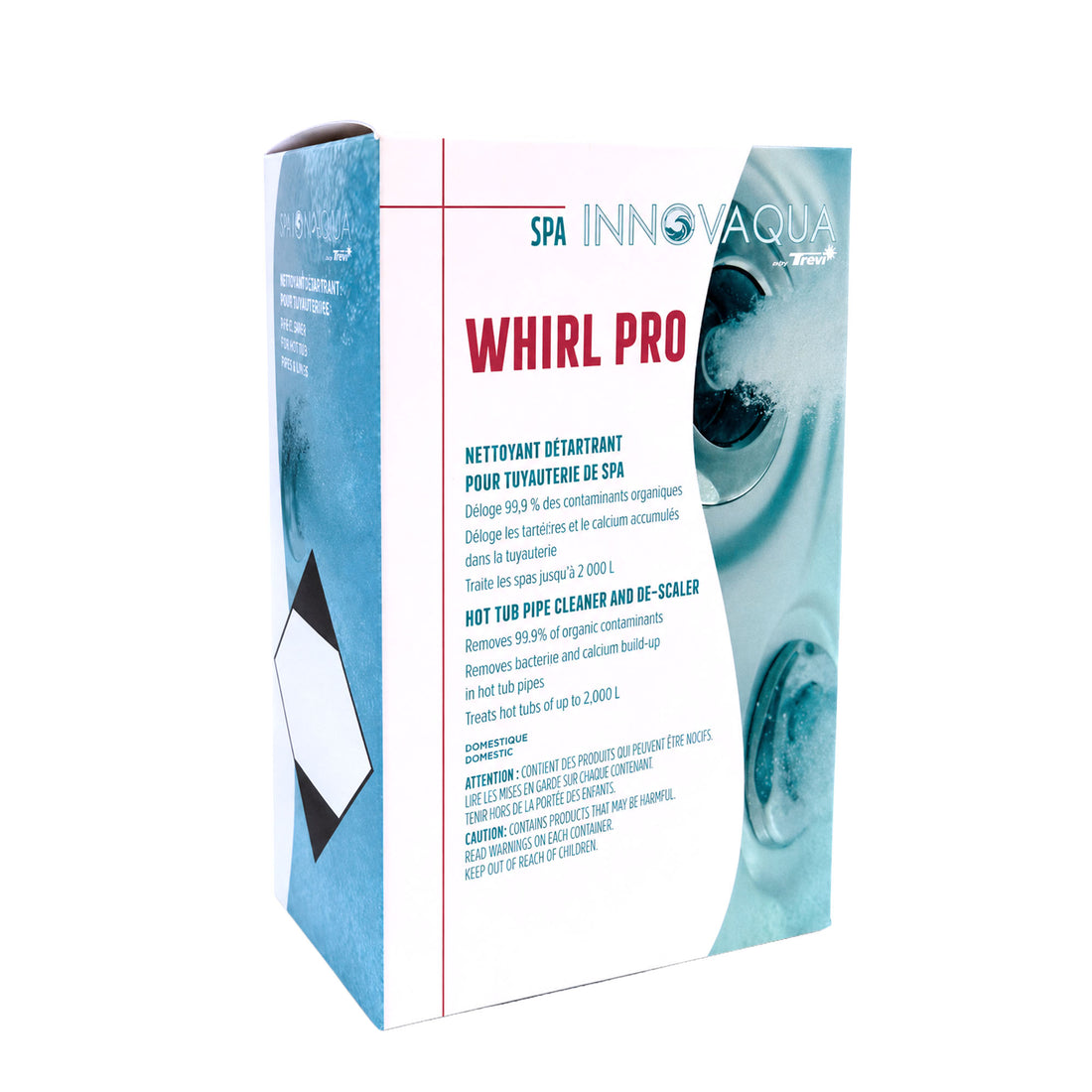 Nettoyant et détartrant pour tuyauterie de spa Whirl Pro