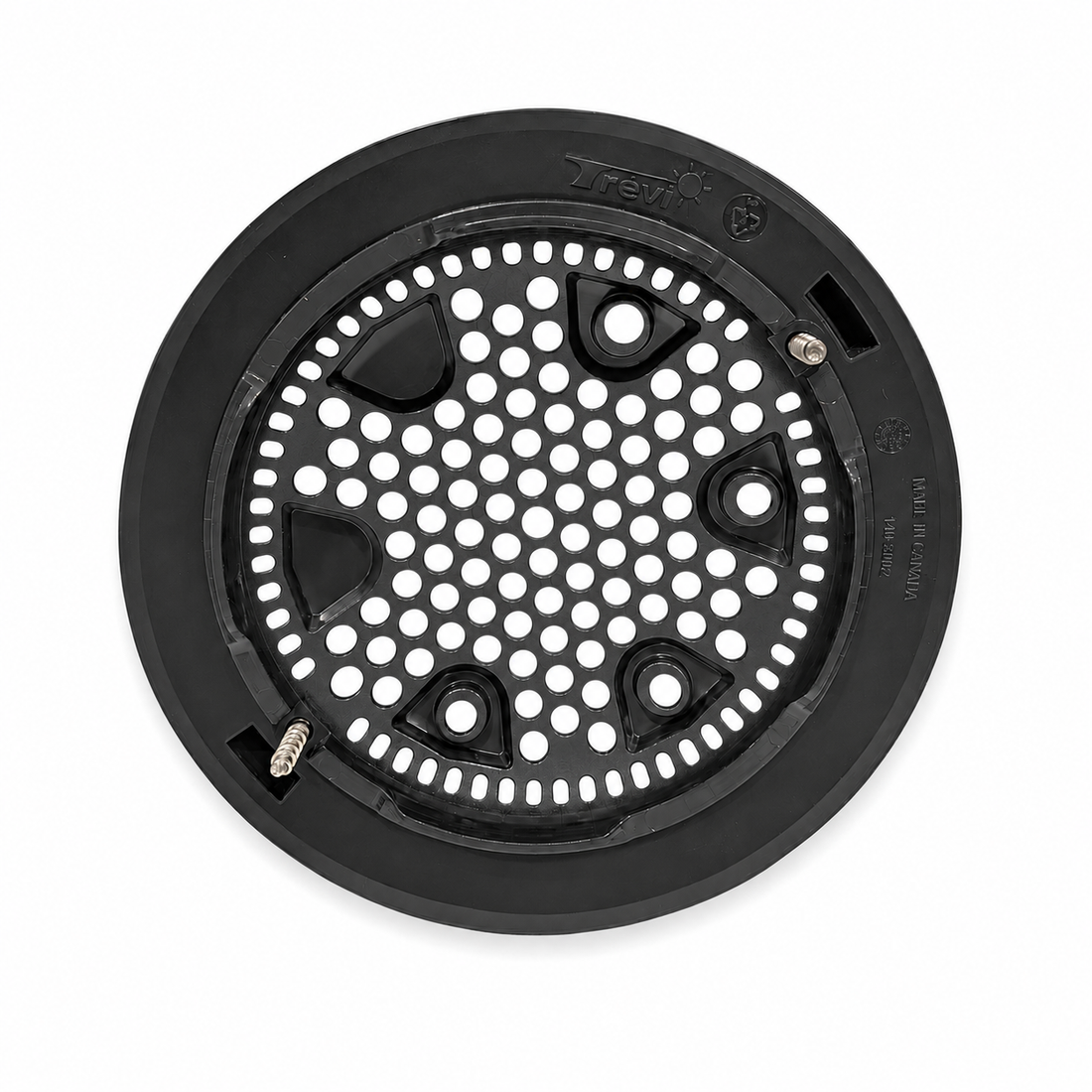 Black Bottom Drain Cover with Screws - 140-4227