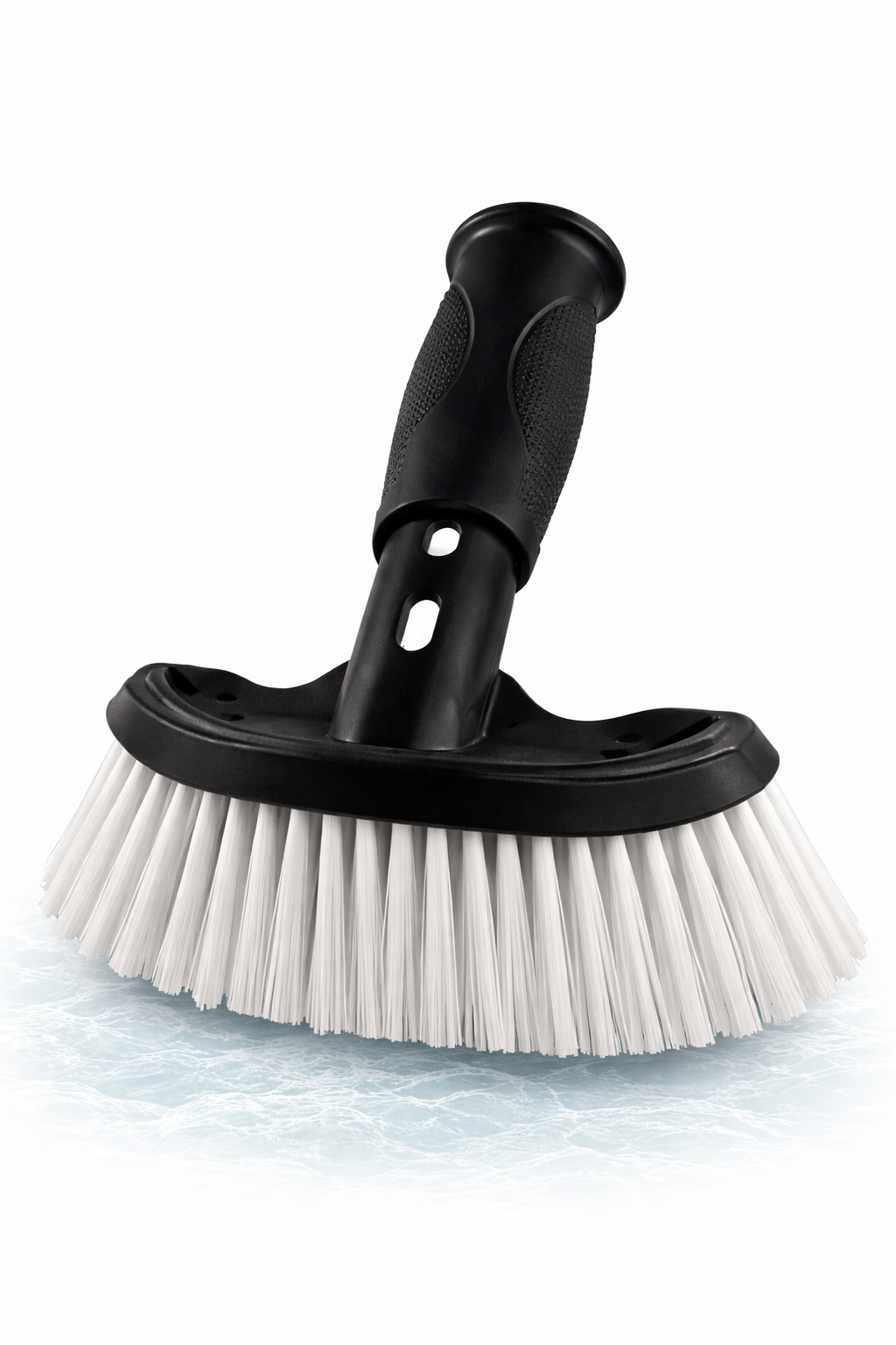 Black spa brush with removable handle – ACM314-NA-CB