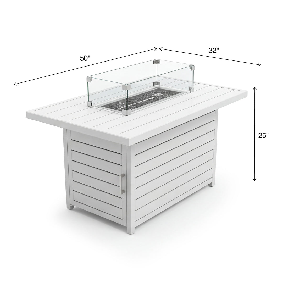Table foyer rectangulaire et housse