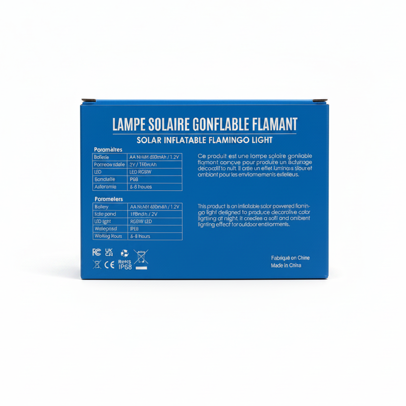 Lampe solaire gonflable en forme de cygne pour piscine et spa - CT212SW