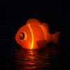 Lampe solaire gonflable en forme de Nemo pour piscine et spa - CT253