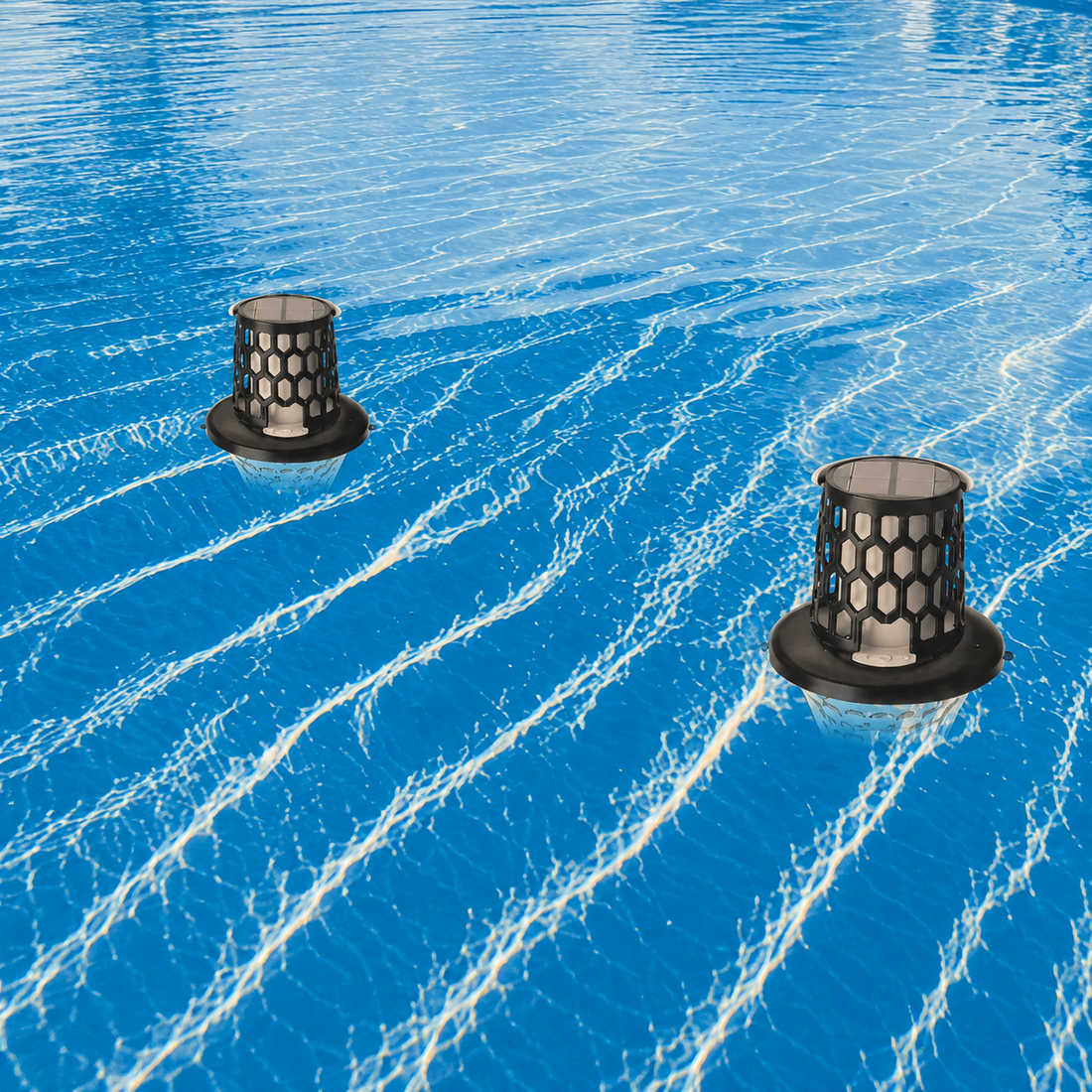 Lumière solaire flottante décorative pour piscine et soa - CT2517