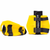 Palmes de résistance aquatique Aqua fins – Ensemble de 2