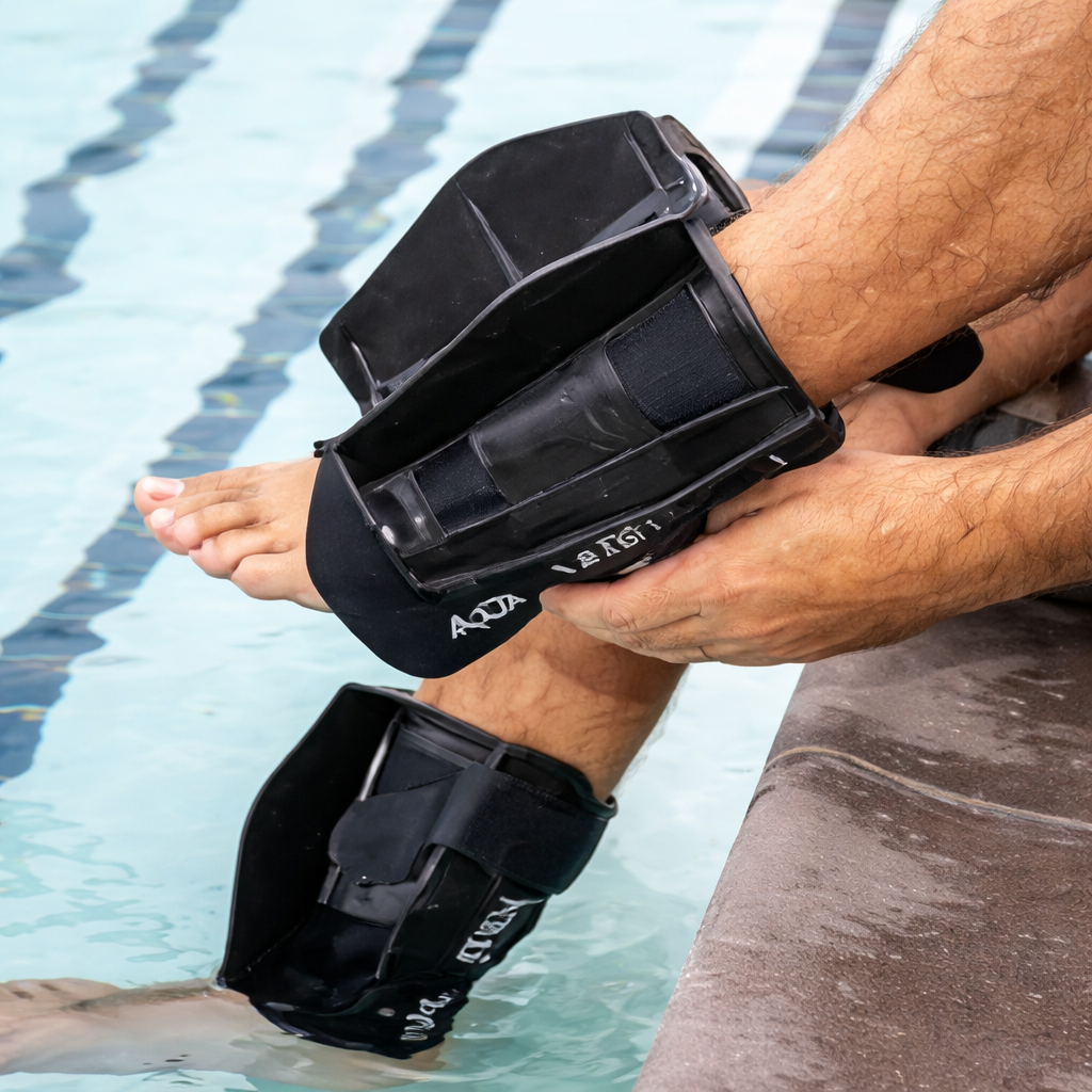 Palmes de résistance aquatique Aqua fins – Ensemble de 2