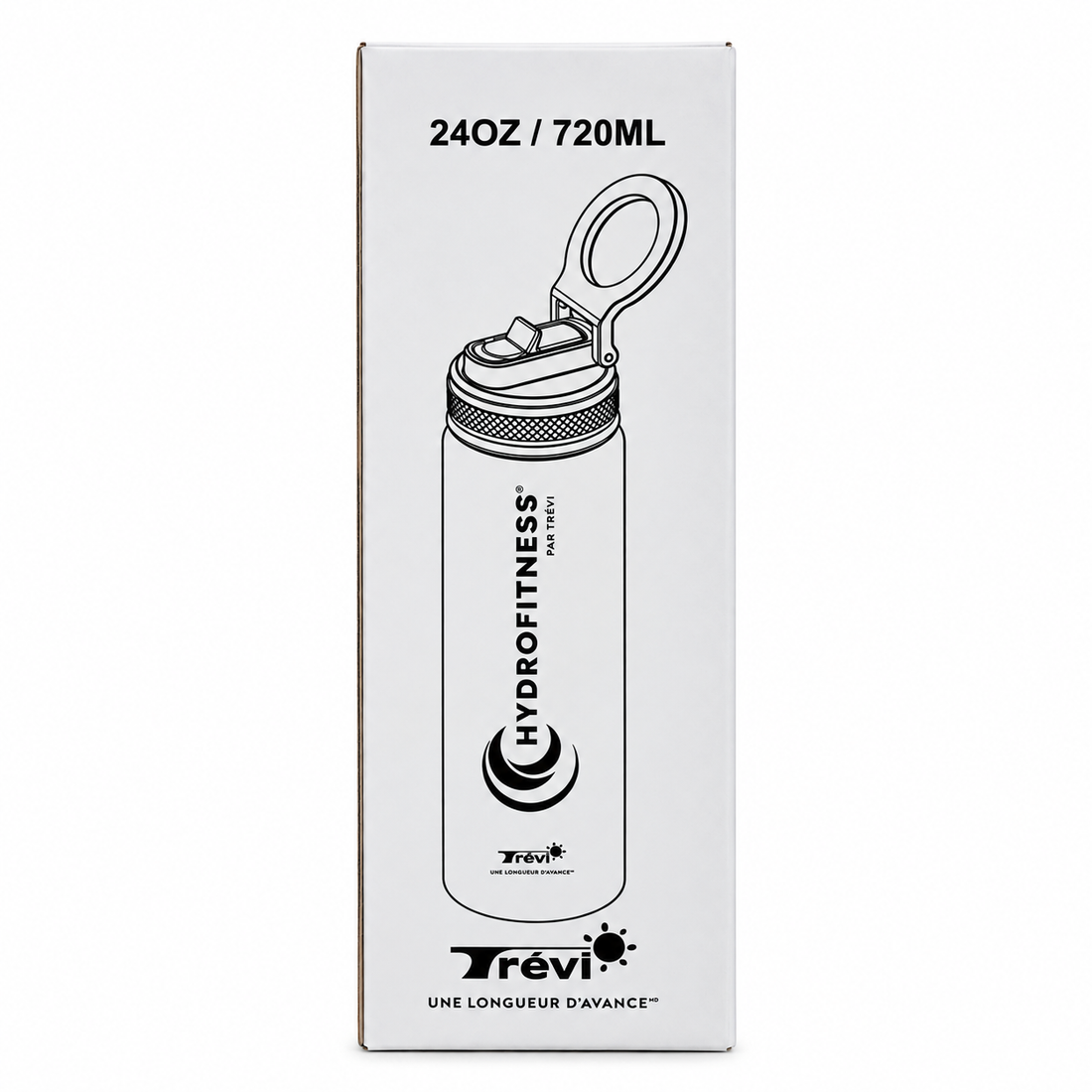 Bouteille Hydrofitness blanche 24 oz / 720 ml